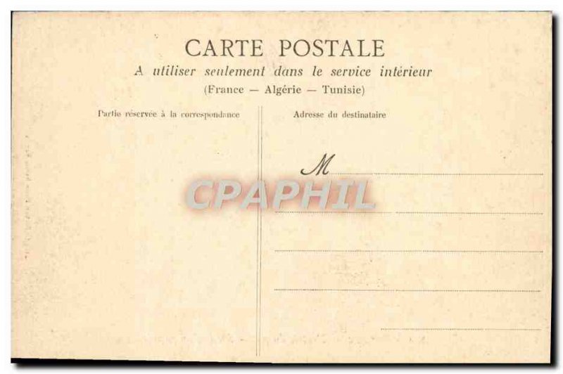 Postcard Old Saintt Nazaire L & # 39entree port liner output Charter