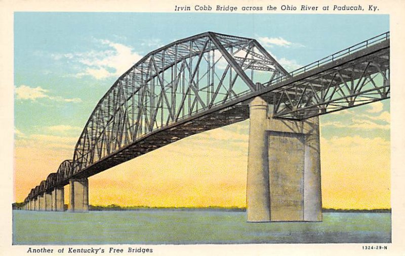 Irvin Cobb Bridge Across the ohio river Paducah KY