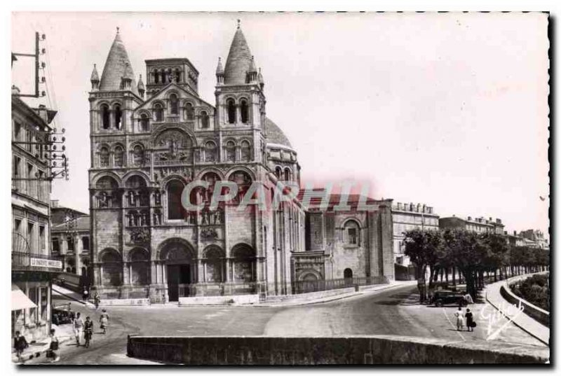 Postcard Old Angouleme Cathedrale St Pierre XIII century hist My Class