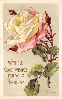 Artist Catherine Klein Postcard Old Vintage Antique Post Card No. 1007 Writit...