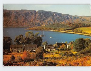 Postcard Loch Ness from above Dores Village, Dores, Scotland