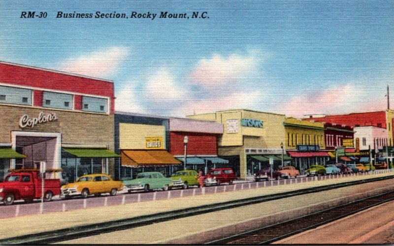 North Carolina Rocky Mount Main Street Business Section