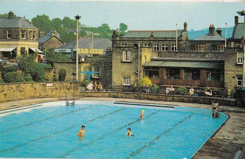 Matlock Lido Derby 1970s Swimming Pool Postcard Europe United