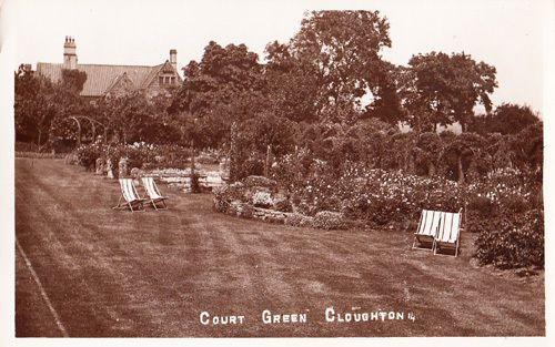 Cloughton Blackpool Court Green Village Deck Chair WW2 RPC Real Photo Postcard