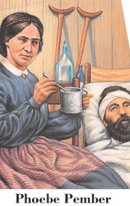 Phoebe Pember Civil War Postcard