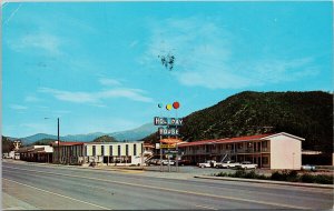 Holiday House Ruidoso NM New Mexico Motel Restaurant Ruidoso Cancel Postcard H1