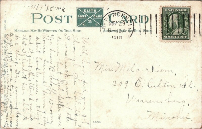 Fifteenth Street Bridge Blue Ridge Missouri Postcard