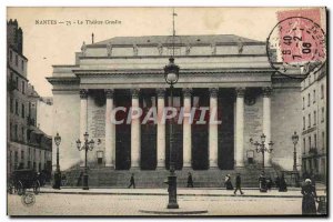 Old Postcard The Theater Graslin Nantes