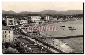 Old Postcard Saint Jean de Luz General view of the Beach