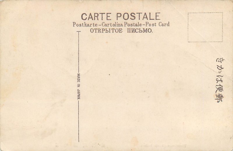 Japan Nikko Yomelmon Gate old postcard