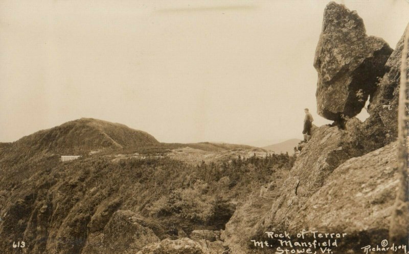 RP: STOWE , Vermont, 1910s ; Rock of Terror