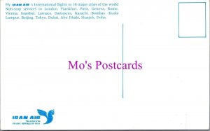 Aviation Postcard - Iran Air Aeroplane RR21019