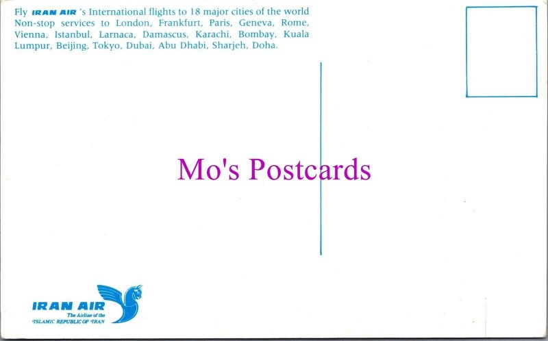 Aviation Postcard - Iran Air Aeroplane RR21019