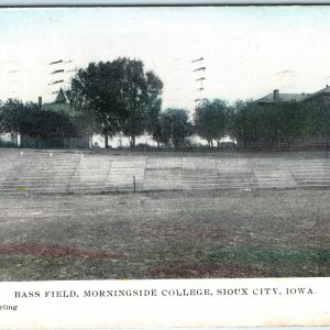 1908 Sioux City IA Bass Field Morningside College Ray Darling Photo St Paul A166