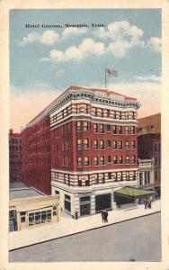 Memphis Tennessee c1920 Postcard Hotel Gayoso