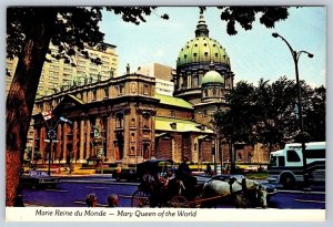 Mary Queen Of The World, St James' Cathedral, Montréal Québec, 1985 Postcard