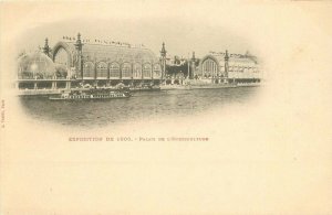 Exposition Paris France Waterfront undivided 1900 Postcard 20-13583