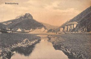 Brandenburg Germany panoramic birds eye view of area antique pc Z18005