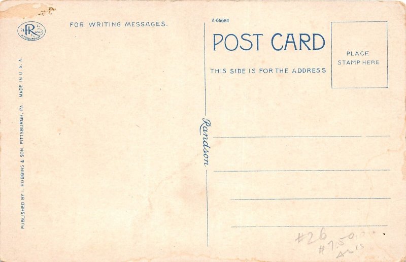 J64/ Greenville Ohio Postcard c1910 Masonic Temple Building 80