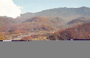 Gatlinburg Tennessee~Mount Le Conte Gateway To The Smokies~1960s Postcard 