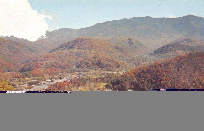 Gatlinburg Tennessee~Mount Le Conte Gateway To The Smokies~1960s Postcard 