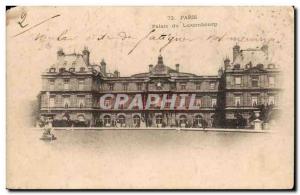 Paris - 6 - The Luxembourg Gardens - The Palace - Old Postcard