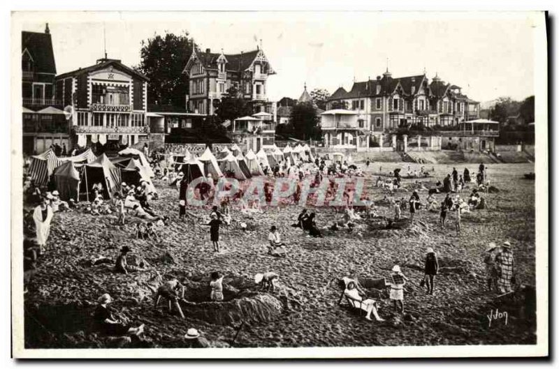 Old Postcard Côte d'Argent Arcachon The Beach