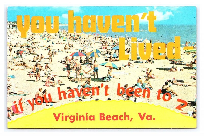 You Haven't Lived If You Haven't Been To Virginia Beach Va. Postcard Beach