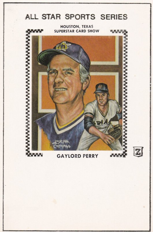Baseball Superstar Card Show Houston Texas Gaylord Perry