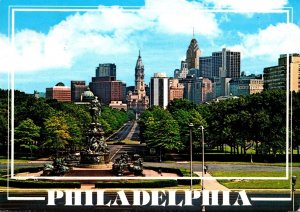 Pennsylvania Philadelphia Skyline View 1990