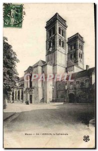 Old Postcard Verdun La Cathedrale