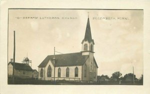 C-1910 German Lutheran Church D RPPC Photo Postcard 20-3628