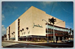 Jordan Marsh   Biscayne Blvd.  Miami  Florida  Postcard  1966