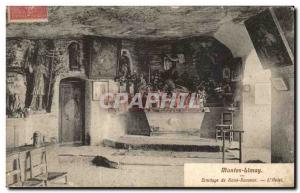 Old Postcard Mantes Limay Ermllage of Saint Sauveur The Altar