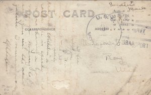 1919, USS Von Steuben, TT-3017 to Roy, WA, Censored, See Remark (N2996)