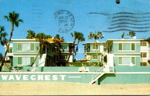 Florida Daytona Beach Wavecrest Apartments 1958