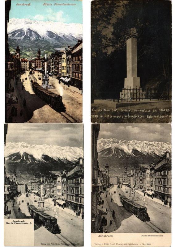  AUSTRIA , RAILWAY TRAINS LOCS 24 CPA Incl. DUPLICATIONS