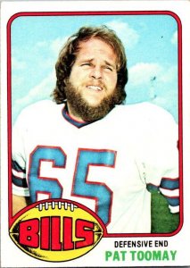1976 Topps Football Card Pat Toomay Buffalo Bills sk4261