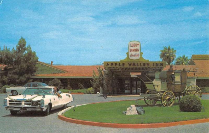 Apple Valley California Inn Street View Vintage Postcard K52263