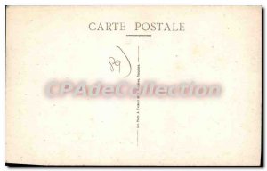 Old Postcard Villeneuve sur Yonne Yonne Pont Left view saw the Bonneville Tow...