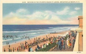 Postcard North Carolina Wrightsville Bathing Atlantic Lumina Asheville 23-246