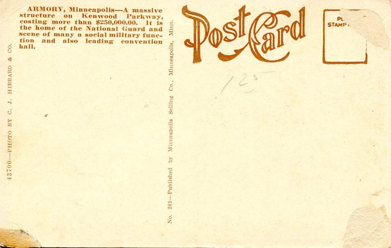 MN - Minneapolis. The Armory