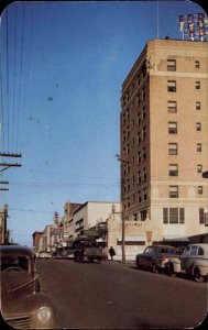 East Hattiesburg Mississippi MS Classic Cars Truck Street Scene Vintage Postcard