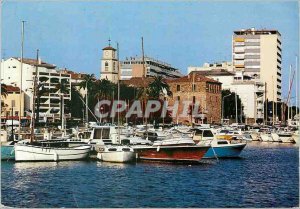 Modern Postcard Sainte Maxime Var Port Church and the Tower Carree Charter