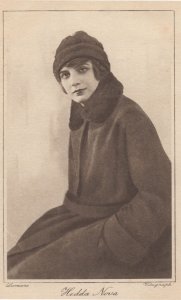 Hedda Nova Silent Film Actress PB Old Postcard