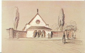 Norfolk Postcard - The Shrine of Our Lady of Walsingham - Crayon Drawing  ZZ97