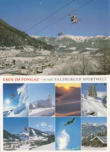 Eben Im Pongau Salzburg Sportwelt Winter Sports Austria 2x Postcard