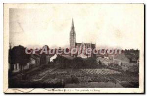 Postcard Old Missillac Vue Generale Du Bourg