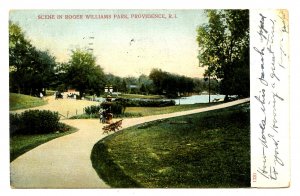 RI - Providence. Roger Williams Park, General Scene