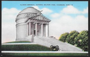 Illinois Memorial National Military Park Vicksburg Mississippi Unused c1930s